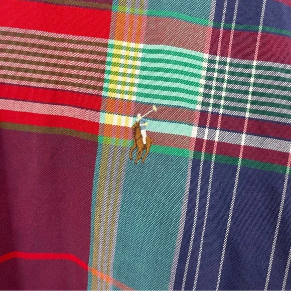 Polo Ralph Lauren Classic Fit Plaid Button Down Shirt Mens XXL Multicolor - Picture 4 of 5
